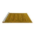 thumbnail image 2 of Ahgly Company Machine Washable Indoor Round Southwestern Yellow Country Area Rugs, 7' Round, 2 of 4