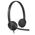 thumbnail image 1 of Auriculares Logitech USB H340 Stereo para Windows y Mac - Negro, 1 of 7