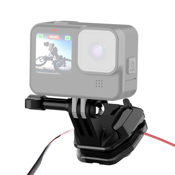 PULUZ Motorcycle Windshield Action Camera Mount Clip for GoPro Hero12 Black / DJI Osmo Action 4 /