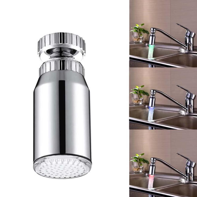Sensor de Temperatura de tres Que Cambian D de Agua de la lámpara Resplandor para de Soledad Grifo