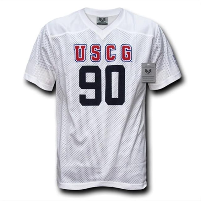 Practice Jersey, Coast Guard, White, 2 Extra Large