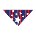 thumbnail image 2 of Patriotic Decorations - Pet Bandana,Red White and Blue Star Stripe Triangle Scarf,Festive Printed Bib for 250th Anniversary,Memory Day,Independence Day,24.8x16.93 Inch, 2 of 7