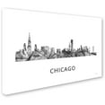 thumbnail image 2 of Trademark Fine Art 'Chicago Illinois Skyline WB-BW' Canvas Art by Marlene Watson, 2 of 3