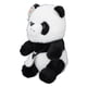 thumbnail image 4 of Linda almohada de felpa de Panda, suave, cómoda, lavable, simulación de Panda, muñeco de peluche de juguete con decoración de flores de 9,8 pulgadas, 4 of 5