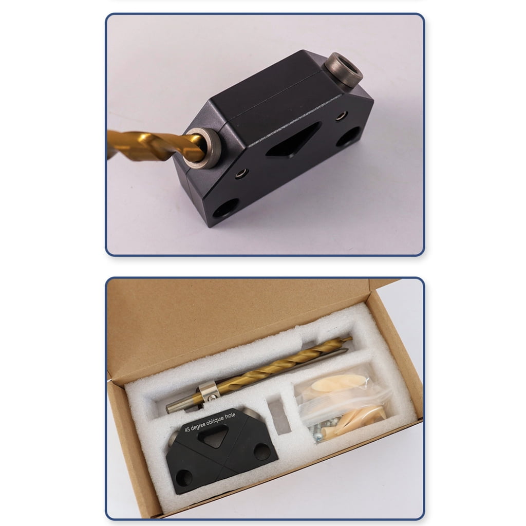lanema Punch Locator Angle Hole Screw Jig Positioner Drill Guide Joiner Auxiliary Tools