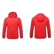 thumbnail image 5 of Chaqueta calefactora, abrigo calefactor eléctrico cálido para exteriores de invierno, 8 zonas calefactoras, 5 of 5