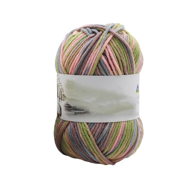 Bewildely Cárdigan, suéter, hilo de tejer, bricolaje, tejido a mano, hilo de algodón de leche para chal, calcetines, gorro, boina, gorro, tejido de Artesanía No.20 Bewildely HA009076-20
