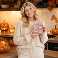 thumbnail image 6 of 2Pcs Halloween Cake Silicone Molds Pumpkin Chocolate Molds Bat Skull Ghost Shape Baking Mold,Non-Stick Halloween Candy Mold Pumpkin Jelly Ice Cube Baking Melt Biscuits Fondant Moulds, 6 of 10