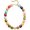 color, variant on Vibranting Plastic Beaded Chokers Necklace Soft Materials Ideal For Teens Adults Casual Outing