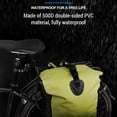 thumbnail image 3 of AFISHTOUR Quick-Release 25L Waterproof Bike Pannier Bag for Mountain Bikes, Rear Rack Mountable, Army Green PVC Material, Durable Cycling Accessory, 3 of 6