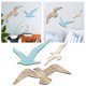 thumbnail image 2 of Seaside Home Estilo Mediterráneo 3 Piezas De Arte De Pared De Madera Con Gaviotas Para La Habitación, 2 of 8