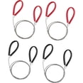 thumbnail image 3 of HUGFEGWE 4 Pcs PVC Pipe Cable Saw Stainless Steel Wire Saw Portable String Rope Saw Survival Wire Saw for Hiking Camping Hunting, Red & Black, 23.62 Inch UA824-12947, 3 of 5