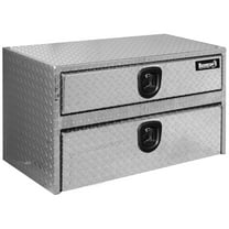 Buyers Products 1712200, 20x18x24" Diamond Tread Aluminum Underbody Truck Box w/ Drawer