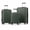 Green, variant on 3-Piece ABS Hardshell Luggage Set, Lightweight Durable Suitcases with Spinner Wheels and TSA Lock, 20/24/28 Inch