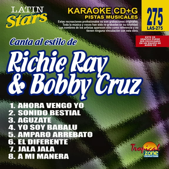 Karaoke Latin Stars 275 Richie Ray & Bobby Cruz