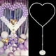thumbnail image 5 of Conjunto de arco de columna con globos de amor, soporte de columna con marco de globo de corazón, decoración para bodas, cumpleaños, fiestas de bebés, 5 of 11