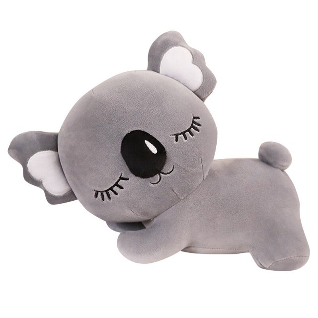 1pc Kawaii Koala Plush Toy Soft Cartoon Animal Koala Kawaii Stuffed Doll Bed Sofa Pillow Nap Pillow Friends Christmas GiftGray75cm Deng Xun unisex