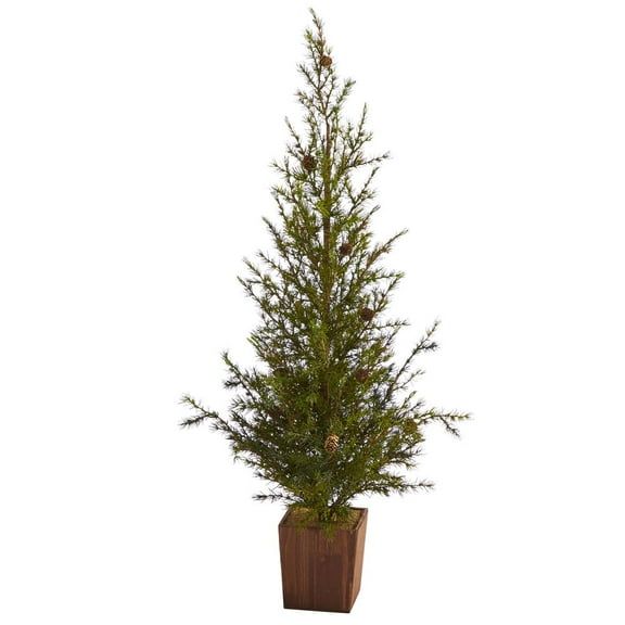Nearly Natural 4ft. Alpine Natural Look Artificial Christmas Tree
