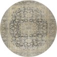 thumbnail image 1 of Ahgly Company Machine Washable Indoor Round Traditional Khaki Green Area Rugs, 3' Round, 1 of 7