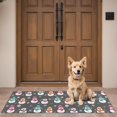 thumbnail image 4 of Gray Christmas Snowman Pattern Door Rugs,Washable Non Slip Door Mats Indoor,Decorative Door Mats,Entry Mat Indoor for Entrance,Bedroom,Kitchen,Bathroom,16"x47", 4 of 6