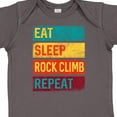 thumbnail image 4 of Inktastic Rock Climbing Eat Sleep Rock Climb Repeat Boys or Girls Baby Bodysuit, 4 of 5
