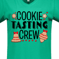 thumbnail image 4 of Inktastic Christmas Cookie Tasting Crew with Holiday Cookies Women's V-Neck T-Shirt, 4 of 5
