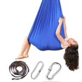 thumbnail image 1 of Therapeutic sensory swing for children and adults, blue sea, 100*280CM blue sea with wall mount, 1 of 4