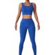 thumbnail image 1 of Conjunto de entrenamiento Gibobby para mujer ropa de yoga sexy ajustada, 1 of 5
