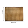 thumbnail image 3 of RnemiTe-amo Dog Self Cooling Mat Pet Washable Summer Pads Blanket Hot Weather Sleeping Kennel Mat, Bamboo Rattan Woven Mat Portable & Washable Pet Cooling Blanket for Kennel/Sofa/Bed/Floor/Car Seats, 3 of 7