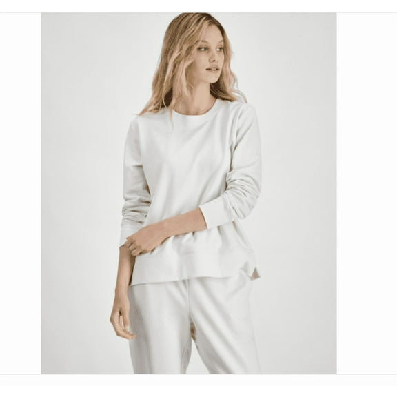 ID Ideology Women's Relaxed Fleece Crewneck Sweatshirt, Created for Macy's - Tofu