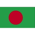 thumbnail image 1 of Drapeau Nyl-Glo Bangladesh de 5 Pi X 8 Pi, 1 of 1