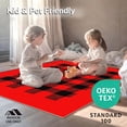 thumbnail image 4 of ODIKA 5'x7' Machine Washable Non-Slip Area Rug, Festive Buffalo Check Holiday Decorative High Traffic Rug, Red, 652195, 4 of 5