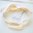 thumbnail image 3 of LYEAA Cotton Underwear for Women Bikini Low Rise Cool Briefs Breathable Comfort Solid Daily Panties Fashionable Underpants Beige L, 3 of 4