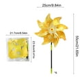 thumbnail image 3 of Bird Deterrents for Outside, 6 Pack Reflective Pinwheels for Garden and Yard Decor, Wind Spinners Outdoor Bird Deterrents Devices Windmills Bird Deterrent for Patio, Farm, Orchard, 3 of 6