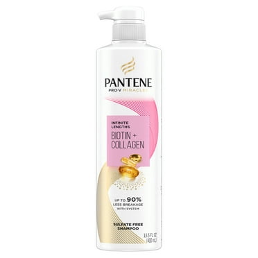 Pantene Pro-V Miracles Infinite Lengths Biotin   Collagen Shampoo Sulfate Free - 13.5 fl oz