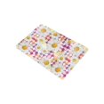 thumbnail image 2 of MKHERT Watercolor Abstract Houndstooth with Daisy Flowers Doormat Rug Home Decor Floor Mat Bath Mat 23.6x15.7 inch, 2 of 3