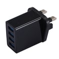 thumbnail image 3 of Cargador 4USB Cargador rápido de múltiples puertos Cargador de teléfono QC3.0 para viajes 100‑240V, 3 of 9