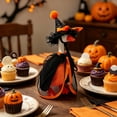 thumbnail image 4 of RUINIXCW 7 Inch Halloween Goose Outfits Desk Duck Outfit Mini Porch Goose Outfit for Desk Goose Figurine Holiday Desk Goose Clothes Pointed Hat and Cape Set Witch Costume (No Goose), 4 of 7