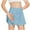 Light Blue, variant on Posijego Girls Athletic Shorts Running Tennis Golf Skirt Built in Shorts 4-14 Years Yoga Shorts for Girls