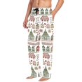 thumbnail image 2 of FORMRS Mens Pajama Pants with Pockets Soft Cotton Sleepwear Lounge Bottoms, Sizes S-2XL, Green Nordic Christmas House, 2 of 7