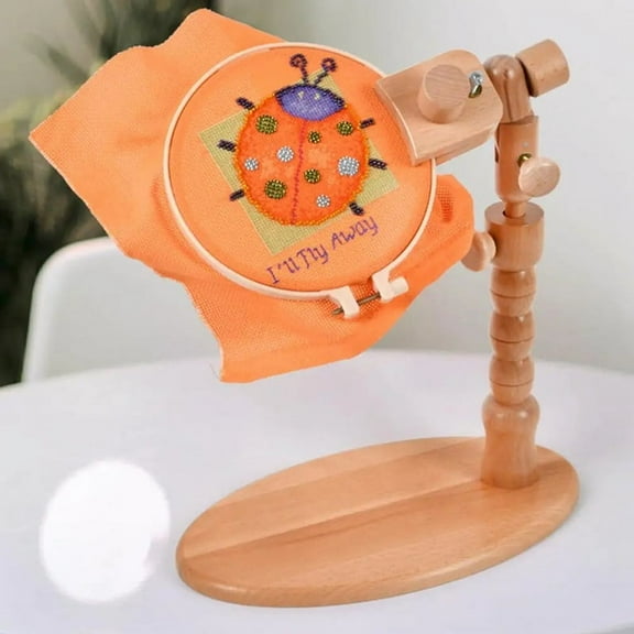 Embroidery Hoop Stand Wooden Embroidery Frame Stand