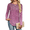 Multicolor XH370, variant on Women's Blouses Long Sleeve Round Neck Side Split Curved Hem Basic Loose Casual Tunic Trendy Tops