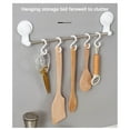 thumbnail image 6 of Apmemiss Clearance S Hooks for Hanging, Heavy Duty S Hooks with Safety Buckle, 8pcs Small Metal S Shaped Hook for Hanging Plants,Pots, Closet, Kitchen Utensil, Clothes, Christmas Hanging Lights, 6 of 8