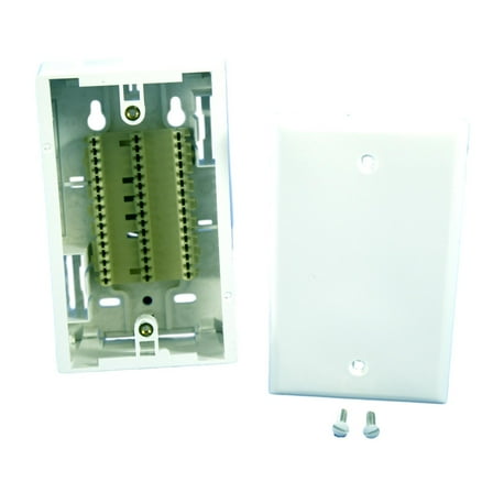 Leviton White Quickport Surface Mount Back Box 1.89" Deep 42777-CWA
