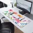 thumbnail image 2 of Delightful Floral Mouse Pad - Extra Large Gaming Mat, Aesthetic Desk Decor for Women - Office Desk Protector, Keyboard & Mouse Mat - 31.5x11.8 Inches, 2 of 7