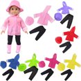 thumbnail image 3 of Doll Raincoat Set Cloth: Doll Outfit Doll Rain Jacket Doll Pants for 18in Dolls, 3 of 9