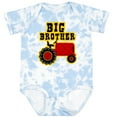 thumbnail image 3 of Inktastic Red Tractor Big Brother Boys Baby Bodysuit, 3 of 5