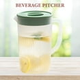 thumbnail image 1 of OUNONA Pitchers with Lids for Fridge Water Pitcher PP Green 1Pack Easy to Clean, 1 of 7