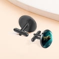 thumbnail image 6 of Sea Lion Stylish and Versatile Cufflink Set for Dress Shirts, Made of Stainless Steel, Ideal for Formal Occasions, 6 of 6