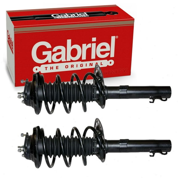 2 pc Gabriel G57082 ReadyMount Suspension Strut & Coil Springs for Assembly Shock Shocks Struts Fits select: 2006-2011 FORD FOCUS
